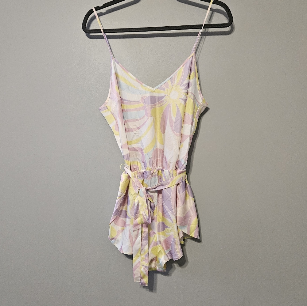 NWT Adore Me Pastel Floral Romper